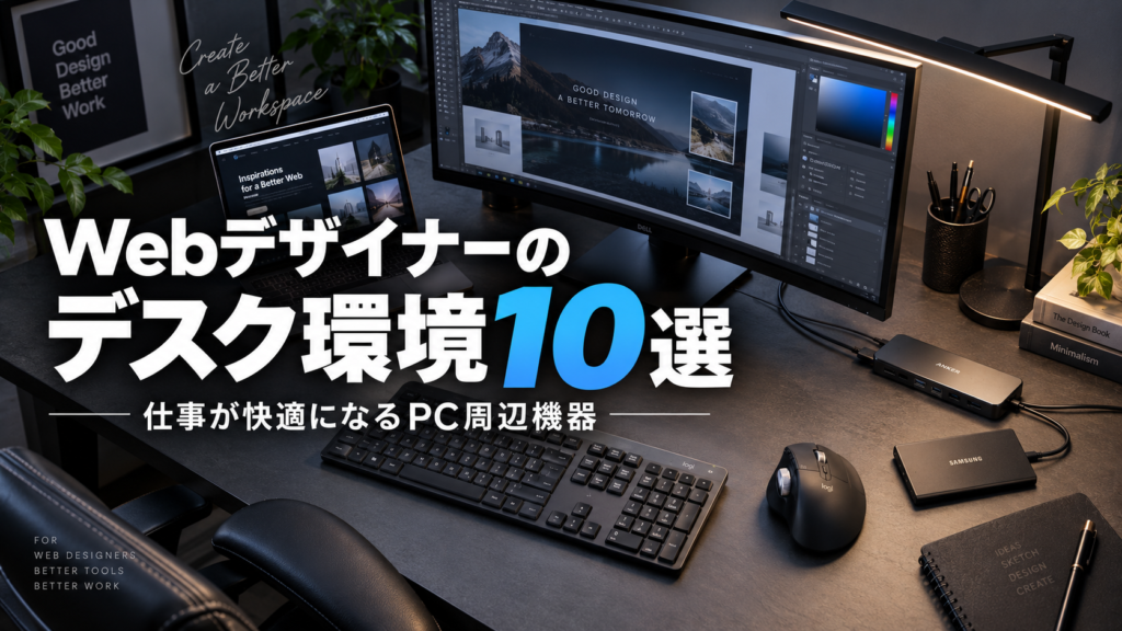 Webデザイナーのデスク環境10選サムネ画像