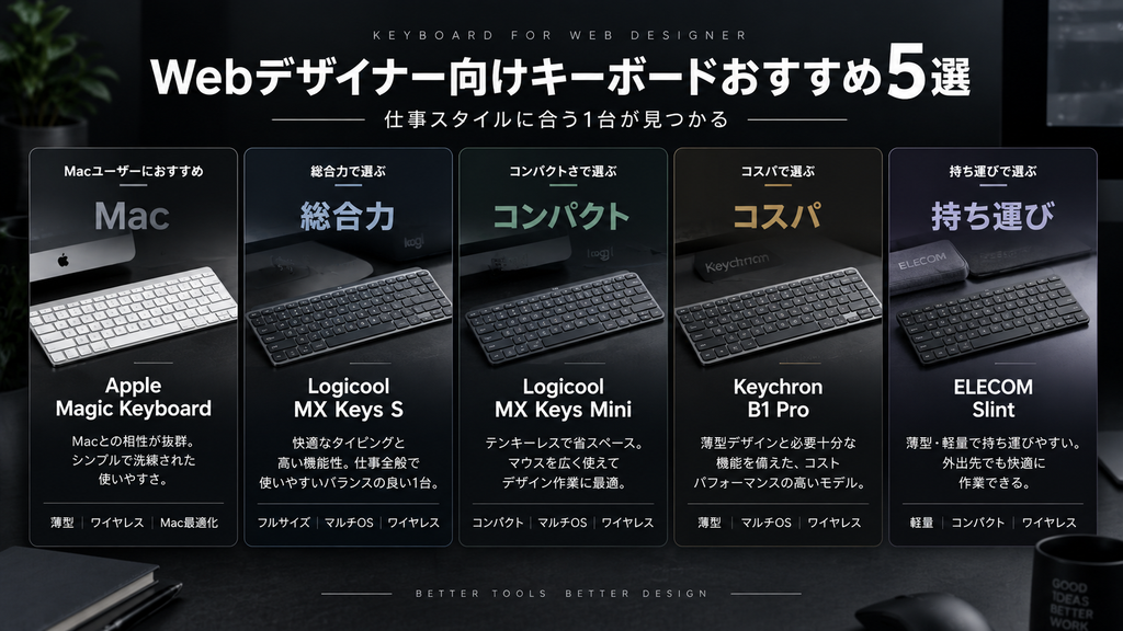 5製品比較