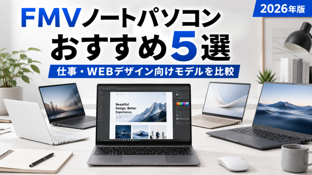 FMVノートパソコンおすすめ５選