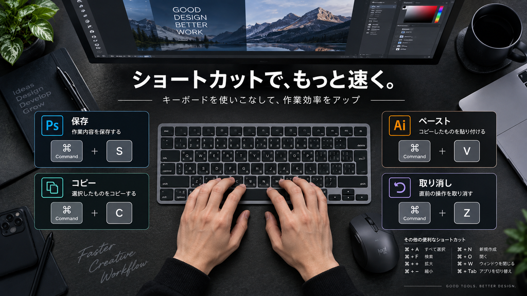 ショートカットでもっと速く
