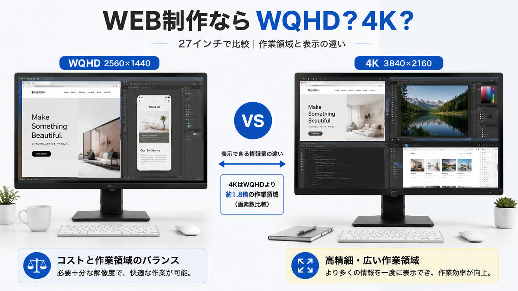 WEB制作ならどちらがおすすめ？